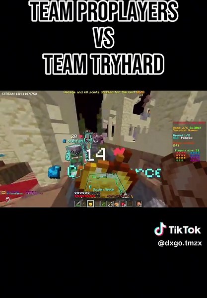 Minecraft PvP Battle: Team Tryhard vs Coldi Team
