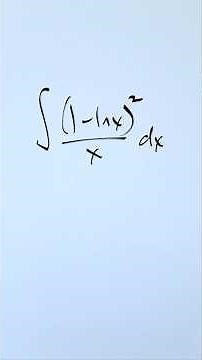 Try this Indefinite Integral with u-substitution
