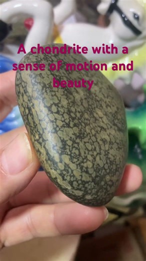 A chondrite with a sense of motion and beauty