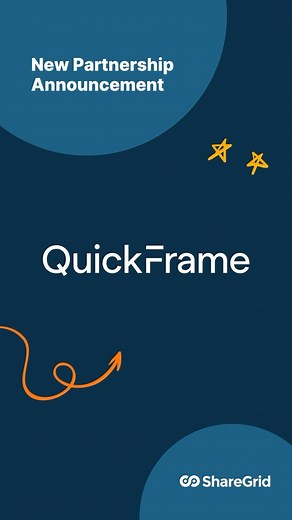 We’re thrilled to announce our partnership with @QuickFrame! QuickFrame’s platform helps professional Video Makers access a variety of brands, focus on their craft, and get paid — all in one place. This partnership will help QuickFrame Makers access the gear they need to create incredible videos. Check out the link in @QuickFrame’s bio to learn more and apply to be a QuickFrame Maker! ________________________________________ Use Hashtag #ShareGrid and tag us @ShareGrid to be featured! •⁣ •⁣ •⁣ •
