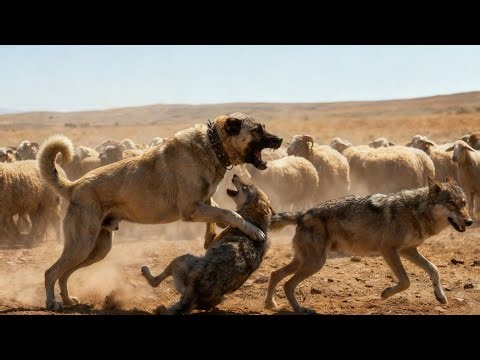 Livestock Guardian Dogs vs Wolves – Real Attacks Caught on Camera
