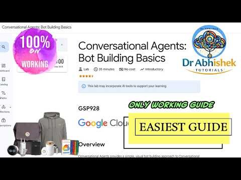 Conversational Agents: Bot Building Basics | Easiest Guide #GSP928 #qwiklabsarcade2026