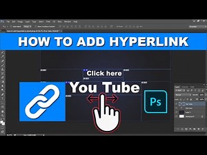 how to add hyperlink in photoshop