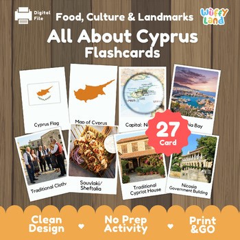 All About Cyprus Flashcards | Europe Geography & Culture Activity