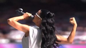 Katy Perry performs at the AFL Grand Final 2024