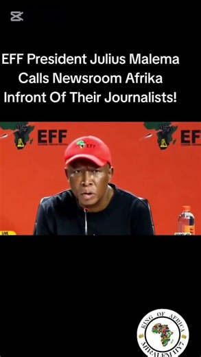 JULIUS MALEMA VS NEWZROOM AFRIKA 405!