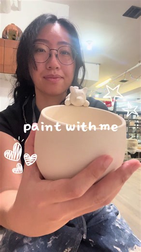 Painting on greenware is lowkey scary bc it’s so delicate 😖 I’m pretty clumsy and prone to leaving marks on my work but today’s painting sesh went smoothly 🙌🏼 #shibamug #ceramics #pottery #handmade #underglazepainting handmade ceramic mug, dog mug, shiba mug, hand built, amaco underglaze, painting