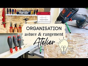 [Organisation] ➥ astuce & rangement ATELIER 💡