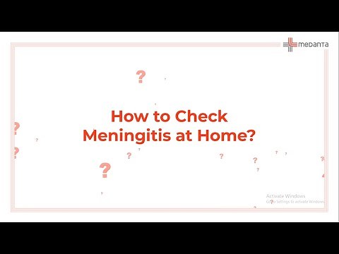 How to Check Meningitis at Home? | Medanta