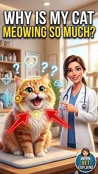 Your Cat Won't Stop Meowing? 🐱 Here's What It Really Means! | Vet Explains