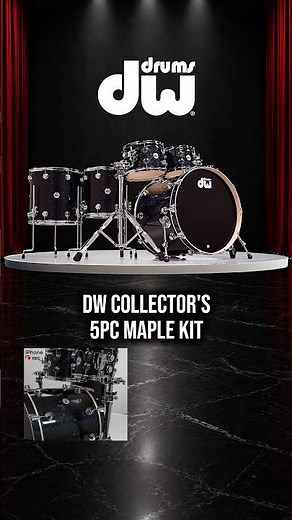 DW Collector's 5pc Maple Kit - Black Ice