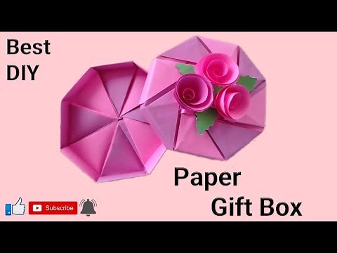 DIY How to Make a Hexagonal Gift Box || Origami Gift Box Tutorial