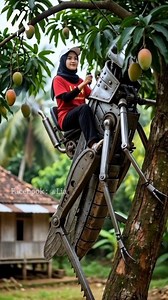 mango harvesting using a grasshopper machine #fyp #advancedmachine | Lia
