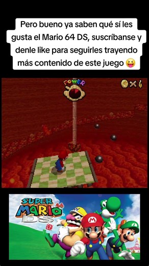 Conseguimos la sexta estrella del mundo 7 del Super Mario 64 DS. #supermario64ds