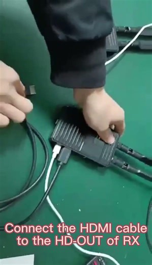 HDMI Wireless extender multiple screen 1 ✖4 Matching tutorial