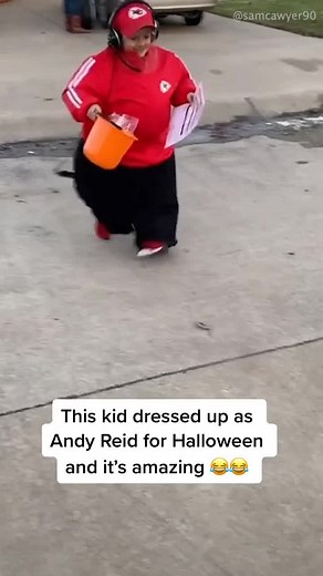 Incredible Andy Reid Halloween Costume for Kids