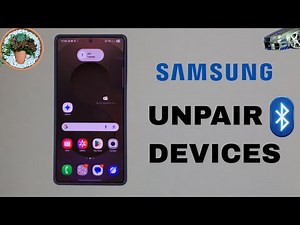How To Unpair Bluetooth Device From Samsung Galaxy Phone