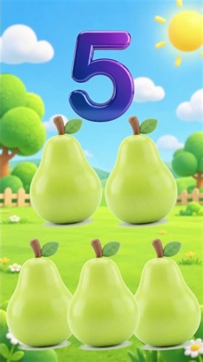 One Two Three 🎵 | Numbers Song for Kids #kidslearning #preschoollearning #kidssongs #learnenglish