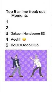 top 5 anime freak out moments #anime #weeb #usa #shorts