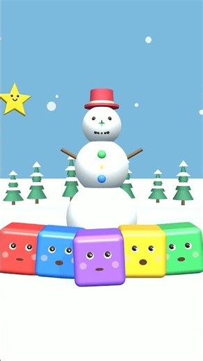 Snowman Builds Himself! ⛄ Winter Song for Toddlers