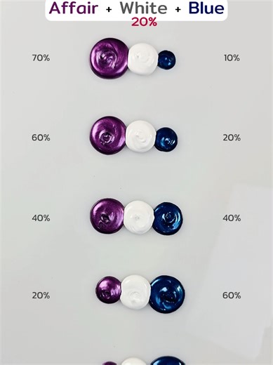 Mesmerizing Color Combinations: White, Purple & Ocean Blue