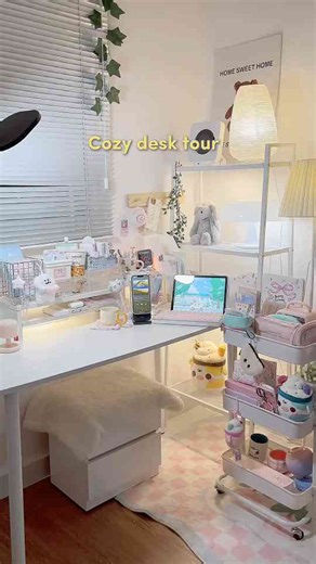 Full new desk set up reveal #desk #desksetup #aesthetic #deskgoals #deskdecor