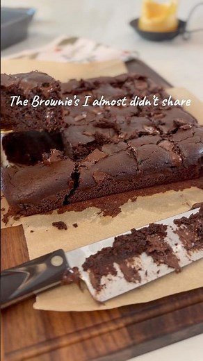 The brownies I almost didn’t share 😅