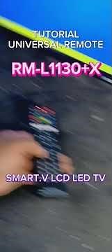 HOW TO USE THE UNIVERSAL REMOTE RM L1130+X PLUS