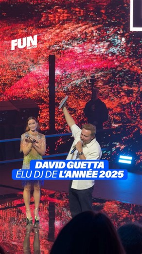 121K views · 2.8K reactions | David Guetta est élu meilleur DJ de l’année 2025 ! 朗拾 | Fun Radio | Facebook