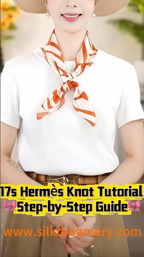 17s How-To: Master the Hermès Scarf Knot in Under 20 Seconds | Step-by-Step Tutorial