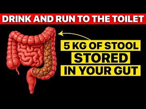 5 KG of STOOL Out in 1 Hour! No More Constipation, No Fatigue! Flat Belly! Senior Health Tips