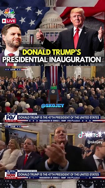 Donald Trump Sworn in as 47th President in 2025