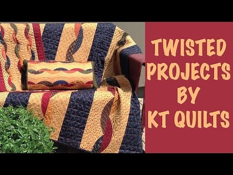 Kansas Troubles- Twisted Quilt with KT Wedge Template