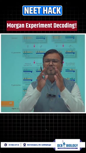 Morgan Experiment Decoded in Minutes! 🧬 | Genetics Concept