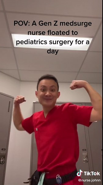 Gen Z Medsurge Nurse Experience in Pediatrics Surgery | Nurse TikTok