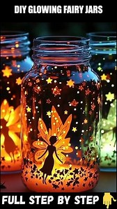 1K views | DIY Glowing Fairy Jars Materials: - Mason jars or any...