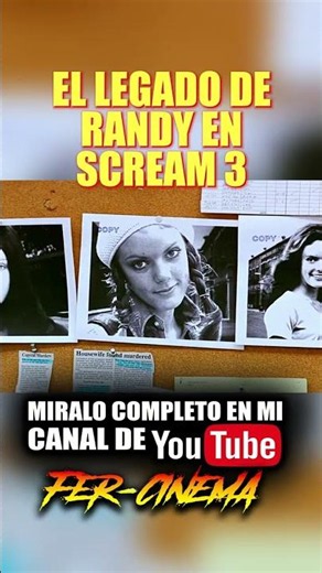 RANDY'S LEGACY IN SCREAM 3 #ghostface #scream #sidneyprescott