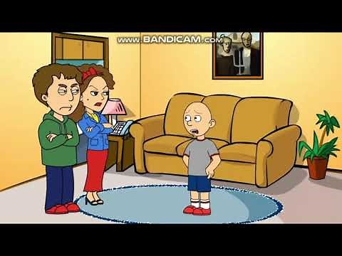 Classic Caillou's Punishment Day For Sending Caillou and Rosie Into Space