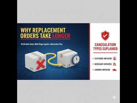 Why Replacement Orders Take Longer (and Cancellation Types Explained)