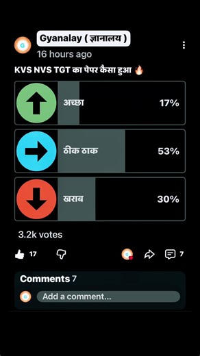 KVS & NVS 2025 TGT Tier 1 Poll Results - Which Will You Choose? 🔥