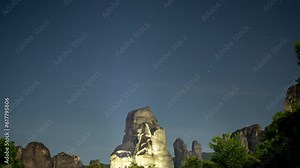 meteora rock formations and monasteries in greece
