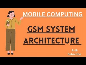 GSM System architecture | Mobile computing | #jntu