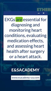 💡💓 Understanding EKGs: The Basics Learn how to read EKG waves 📈 Understand heart rhythms and rates ❤️ Identify key components of an EKG 🩺 Dive into the essentials of EKG interpretation with E&S Academy’s comprehensive courses! For more information about our online courses call us at 1-844-372-2233 or Visit us at www.esacademy-usa.com. #ONLINESTUDY #OnlineCourses #EKGBasics #HealthcareEducation #UnitedStates #FYI #eandsacademy | E&S Academy I Quality Healthcare Training Programs