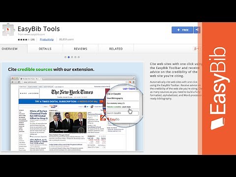 EasyBib Toolbar Extension for Google Chrome - EasyBib.com