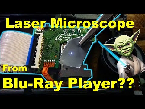 DIY Laser Scanning Microscope from Blu-ray Player #1: Making a Laser Microphone