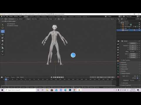 Blender Chinese tutorial: Modifier 13—Armature modifier. Blender修改器13—骨架修改器中文教程