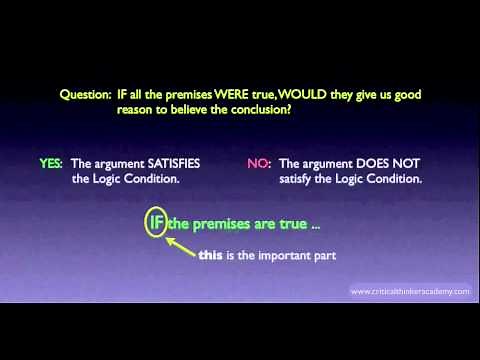 What is a Good Argument?: The Logic Condition