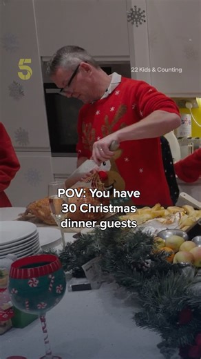 64K views · 763 reactions | They'll still be washing up on Boxing Day!  ️ 22 Kids & Counting. Watch | Stream on 5 | Channel 5 | Facebook