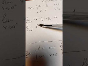 Continuità di una funzione definita a tratti