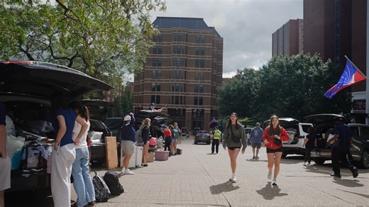 "The excitement level is at 100%. Every year we get to August and it is such a refreshing moment to see new faces and get them acclimated to the city," says Orientation Leader Kaleb Shaw. | Duquesne University